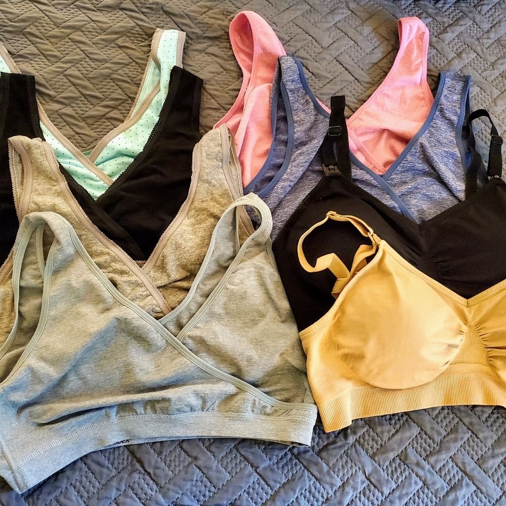 8 EUC nursing bras